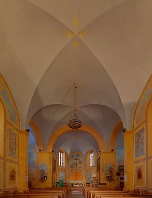 Church of village of Giens (Hyères, France).