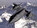 Lockheed SR-71 Blackbird.