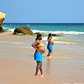Twins at the Fishermans Beach in Portugal - 2006 (1873263833).jpg